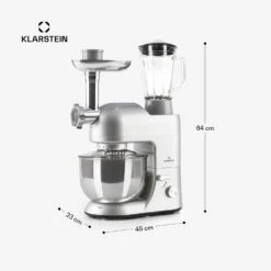 [Wiederverpackt] Lucia 3-in-1 Küchenmaschine -Klarstein 10006255 yy 0011 dimensions