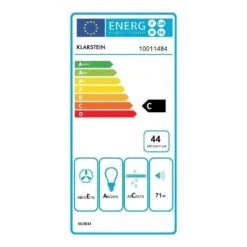 [Gebraucht] UW60BL Unterbau-Dunstabzugshaube -Klarstein 10011484 energy label