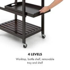 [Wiederverpackt] Vermont Servierwagen Küchenwagen -Klarstein 10030776 uk 0005 logo