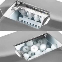 [Gebraucht] Ice Volcano 2G Eiswürfelmaschine -Klarstein 10030848 yy 0008 detail Klarstein Ice Volcano 2GS Eismaschine silber reedit v2 1