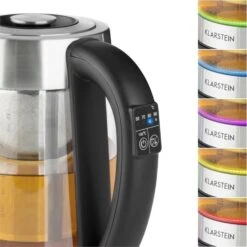 Ostfriese Wasserkocher -Klarstein 10031479 yy 0004 detail Klarstein Ostfriese Wasserkocher Edelstahl Glas