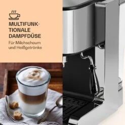 [Wiederverpackt] Passionata 20 Espressomaschine 20 Bar -Klarstein 10031702 de 0004 logo