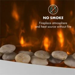 [Wiederverpackt] Lausanne Elektrokamin -Klarstein 10031843 yy 0006 logo Klarstein Lausanne Elektrischer Kamin weiss