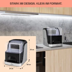 Kristall Eiswürfelmaschine 12 Kristall Eiswürfelmaschine -Klarstein 10031891 de 0006 usp