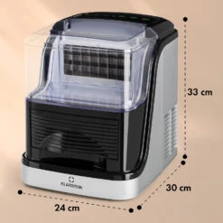 Kristall Eiswürfelmaschine 13 Kristall Eiswürfelmaschine -Klarstein 10031891 yy 0011 dimensions