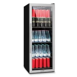 Beersafe 6XL Getränkekühlschrank Mit Glastür 201 Liter