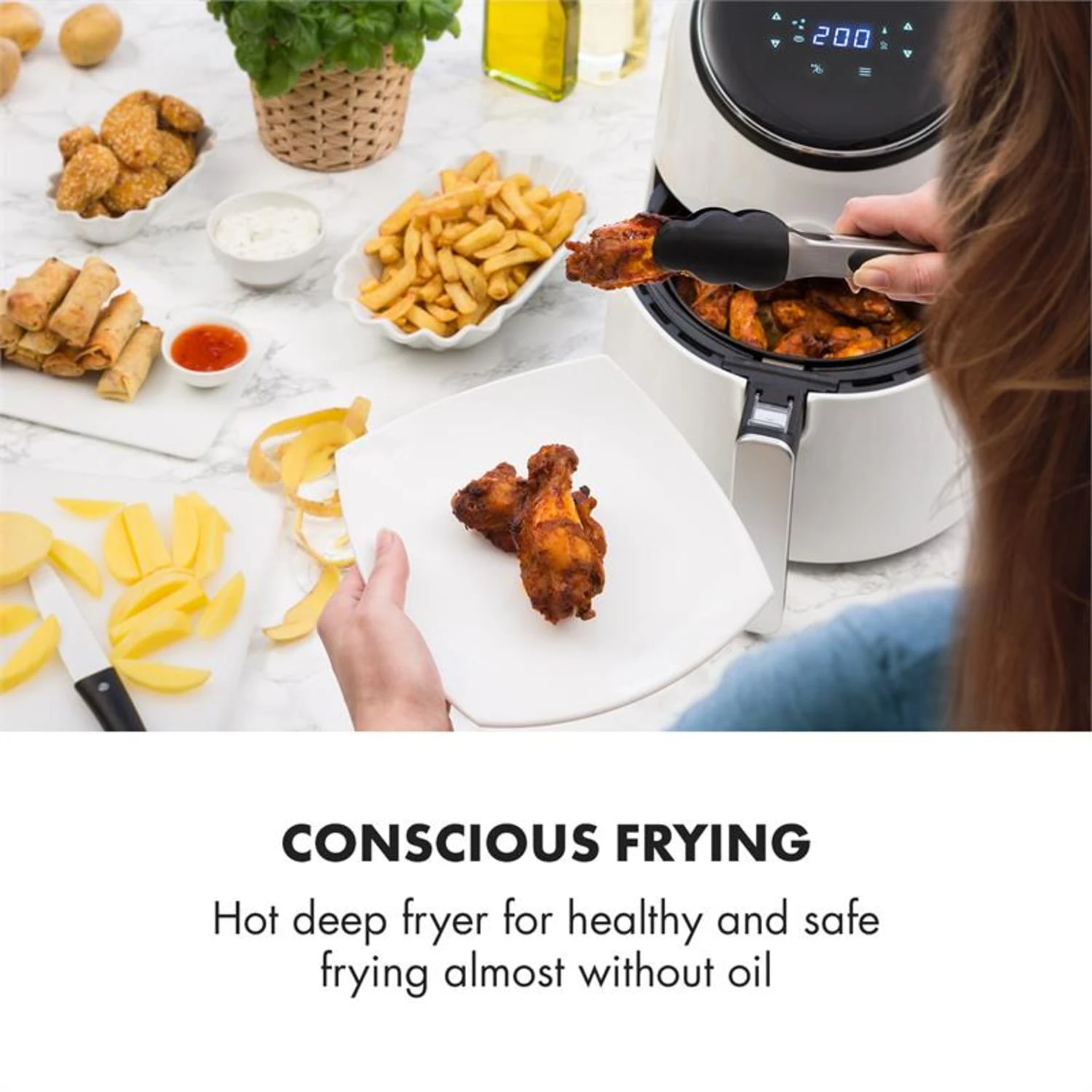 AirVital Heißluftfritteuse 2 AirVital Heißluftfritteuse – Bild 2