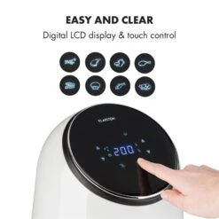 [Gebraucht] AirVital Heißluftfritteuse -Klarstein 10032331 yy 0005 logo Klarstein AirVital Heissluftfritteuse 1300W weiss 1