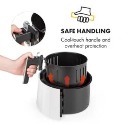 [Gebraucht] AirVital Heißluftfritteuse -Klarstein 10032331 yy 0008 logo Klarstein AirVital Heissluftfritteuse 1300W weiss 1