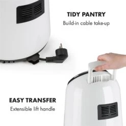 [Gebraucht] AirVital Heißluftfritteuse -Klarstein 10032331 yy 0009 logo Klarstein AirVital Heissluftfritteuse 1300W weiss 1