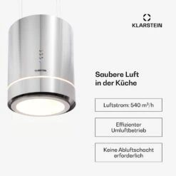 [Wiederverpackt] Tron Ambience Inselhaube -Klarstein 10032579 de 0003 usp