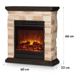 [Wiederverpackt] Kaprun Elektrokamin -Klarstein 10032596 yy 0009 logo 1