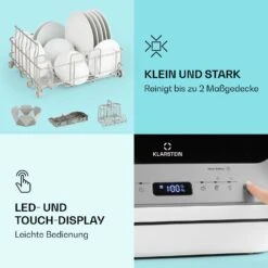 [Gebraucht] Amazonia Mini-Geschirrspülmaschine -Klarstein 10032679 de 0003 logo