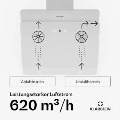 [Wiederverpackt] Aurica 60 Dunstabzugshaube Kopffrei -Klarstein 10032765 de 0003 usp