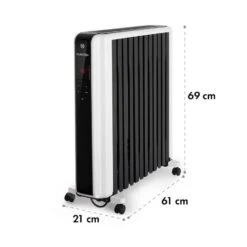 [Gebraucht] Thermaxx 2500 Ölradiator -Klarstein 10032775 yy 0010 logo Klarstein Thermaxx 2500 oelradiator weiss schwarz 1