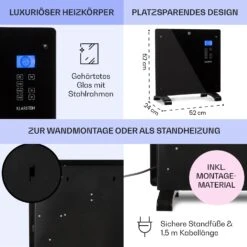 [Gebraucht] Norderney Konvektorheizung -Klarstein 10032787 de 0006 usp