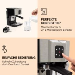 [Gebraucht] BellaVita Kaffeemaschine -Klarstein 10032806 de 0003 logo