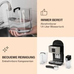 [Gebraucht] BellaVita Kaffeemaschine -Klarstein 10032806 de 0004 logo