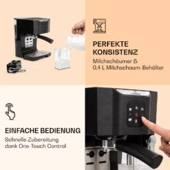 [Wiederverpackt] BellaVita Kaffeemaschine -Klarstein 10032807 de 0003 logo