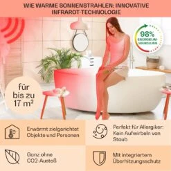 [Wiederverpackt] Hot Spot Crystal IR Infrarot-Heizung -Klarstein 10032942 de 0004 usp 1