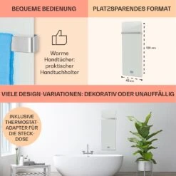 [Wiederverpackt] Hot Spot Crystal IR Infrarot-Heizung -Klarstein 10032942 de 0006 usp 1