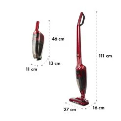 [Gebraucht] TurboHybrid Staubsauger -Klarstein 10032944 yy 0010 logo Klarstein TurboHybrid Staubsauger metallic rot