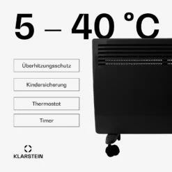 [Wiederverpackt] Hot Spot Slimcurve Konvektorheizung -Klarstein 10033017 de 0004 usp