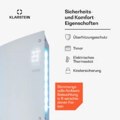 [Wiederverpackt] Bornholm Curved Ambient Konvektorheizung -Klarstein 10033062 de 0006 usp