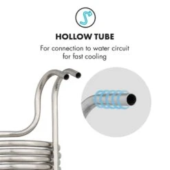 Chiller 12 Eintauchkühler -Klarstein 10033082 yy 0004 logo Klarstein Chiller 12 Eintauchkuehler 18 Schleifen