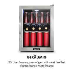 [Gebraucht] Beersafe M Getränkekühlschrank Mit Glastür 33 Liter -Klarstein 10033119 de 0004 logo