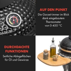 [Wiederverpackt] Queensize Kamado Grill -Klarstein 10033377 de 0006 logo