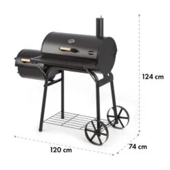 Beef Brisket Smoker Grill -Klarstein 10033460 yy 0009 logo Klarstein Beef Brisket Smoker Grill schwarz