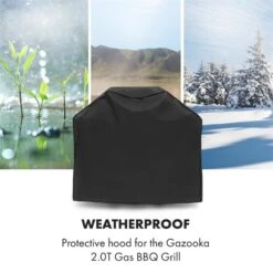 [Wiederverpackt] Gazooka 2.0T Wetterschutzhaube -Klarstein 10033535 yy 0003 logo Klarstein Gazooka Wetterschutzhaube schwarz 1