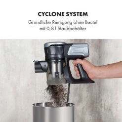 Clean Butler 4G Silent Akku-Staubsauger -Klarstein 10033762 de 0008 usp