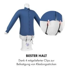 [Gebraucht] ShirtButler Deluxe Automatisches Trocken- Und Bügelgerät -Klarstein 10034022 de 0007 logo 2