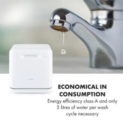 Aquatica Geschirrspüler -Klarstein 10034126 yy 0009 logo Klarstein Aquatica Geschirrspueler weiss