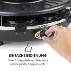 [Gebraucht] Fonduelette Raclette Und Fondue -Klarstein 10034138 de 0004 logo