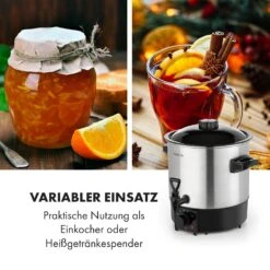 [Gebraucht] Biggie Eco Einkochautomat & Getränkespender -Klarstein 10034147 de 0005 logo