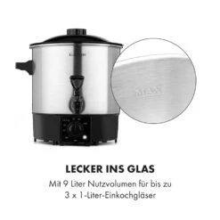 [Gebraucht] Biggie Eco Einkochautomat & Getränkespender -Klarstein 10034147 de 0007 logo