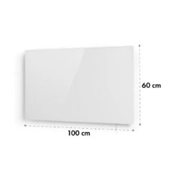 [Wiederverpackt] Crystal Wall Infrarotheizung Für Die Wand -Klarstein 10034223 yy 0008 logo Infrared Mirror Heater BF 600 W
