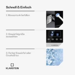 [Gebraucht] Eiszeit Crush Eiswürfelmaschine -Klarstein 10034227 de 0003 usp 1