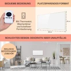 [Gebraucht] Wonderwall Air 72 Infrarotheizung Für Die Wand -Klarstein 10034233 de 0006 usp