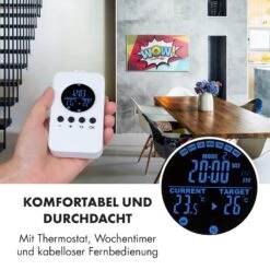 [Wiederverpackt] Wonderwall Air Art 60 Infrarotheizung Mit Bild -Klarstein 10034236 de 0007 logo
