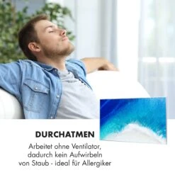 [Wiederverpackt] Wonderwall Air Art Strand Infrarotheizung Mit Bild -Klarstein 10034237 de 0006 logo 10034237 de 0006