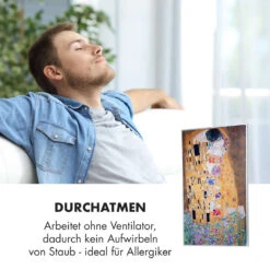 [Wiederverpackt] Wonderwall Air Art Kuss Infrarotheizung Mit Bild -Klarstein 10034238 de 0006 logo 1