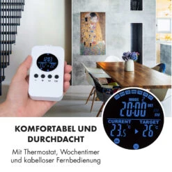 [Gebraucht] Wonderwall Air Art Kuss Infrarotheizung Mit Bild -Klarstein 10034238 de 0007 logo