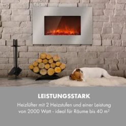 [Gebraucht] Lausanne Luxe Elektrokamin -Klarstein 10034252 de 0006 logo