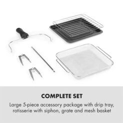 [Wiederverpackt] AeroVital Easy Touch Heißluftfritteuse -Klarstein 10034451 yy 0007 logo Klarstein AeroVital easy touch Heissluftfritteuse