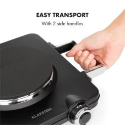 Cookorama Doppelkochplatte 12 Cookorama Doppelkochplatte -Klarstein 10034573 yy 0006 logo Klarstein Cookorama Doppelkochplatte schwarz