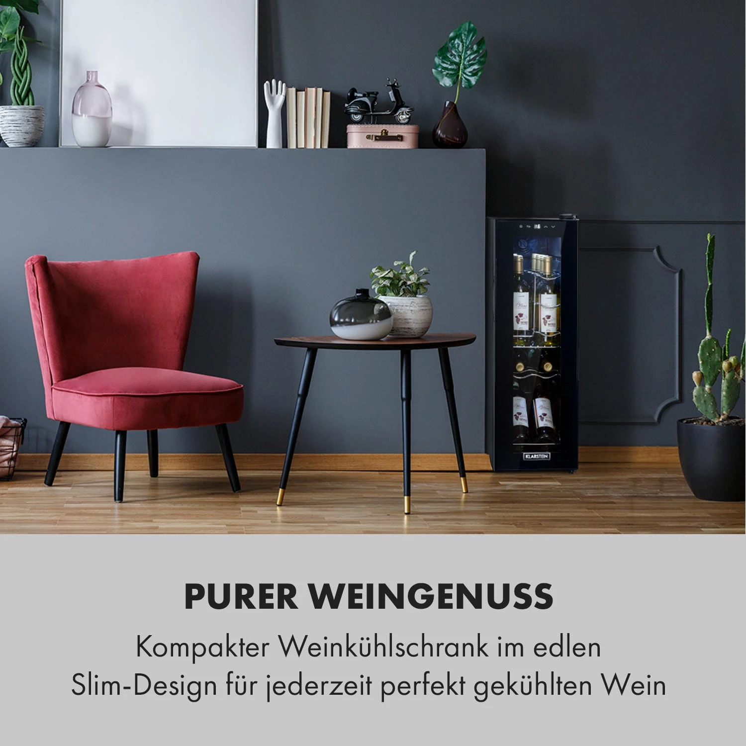 Shiraz 12 Slim Uno Weinkühlschrank 2 Shiraz 12 Slim Uno Weinkühlschrank – Bild 2